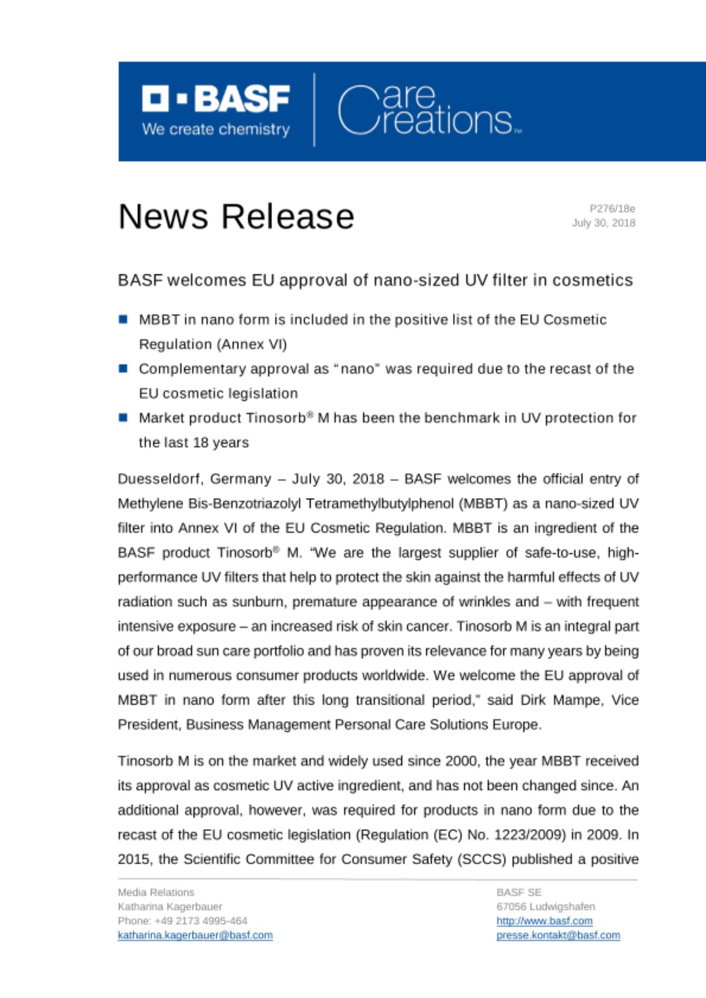 News Release News Release